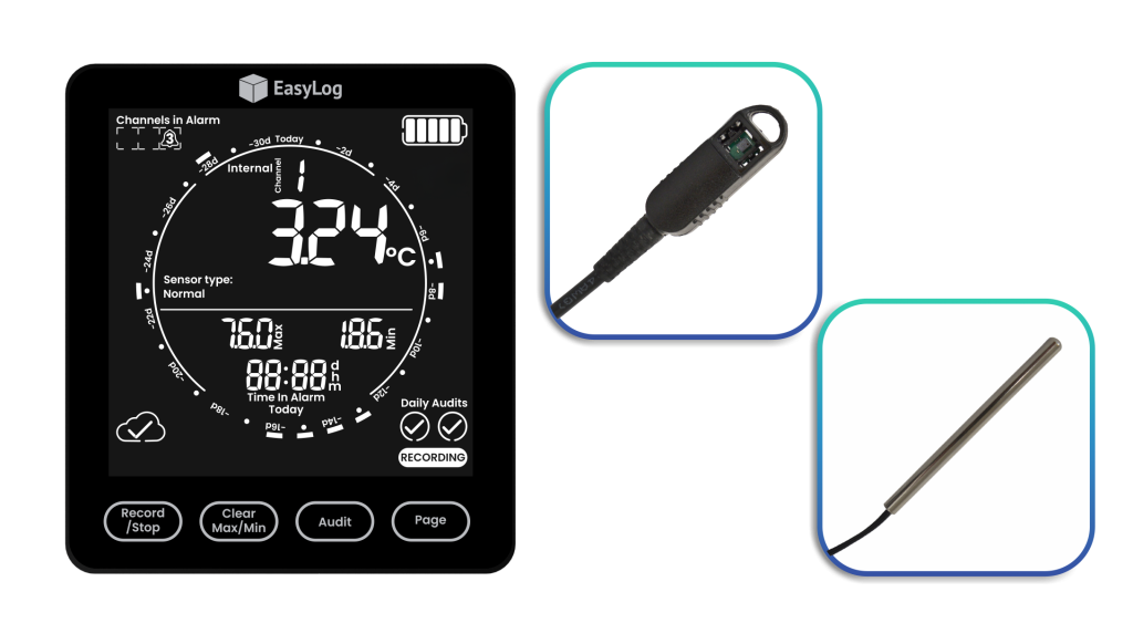 Fusion Sensor with Probe | Display Sensor | TPX | Temperature Monitoring Sensors